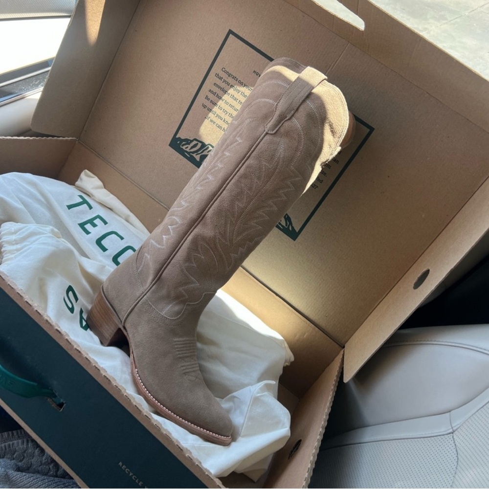 BRAND NEW IN BOX Tecovas The Abby Boot in Driftwood Size 9.5 - Picture 6 of 6